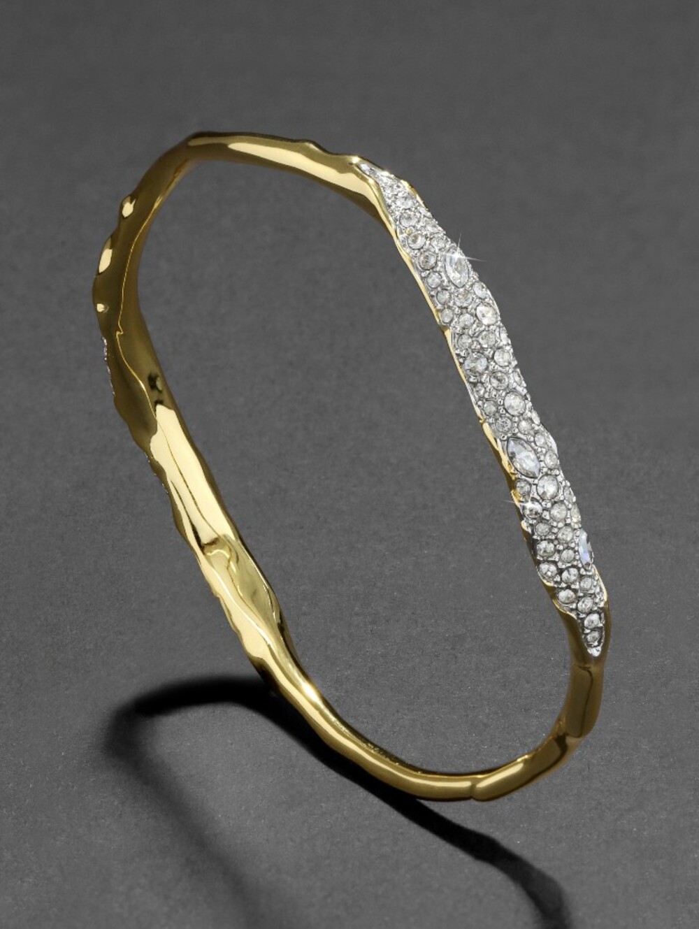 Alexis Bittar Asterales Gold Skinny Cuff Bracelet